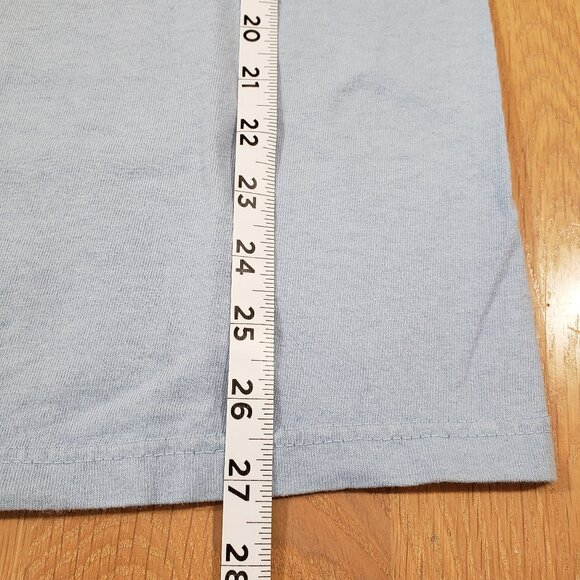 Life is Crap T Shirt Mens Medium Blue Graphic Without Wine Life is Crap Funny - Picture 7 of 11